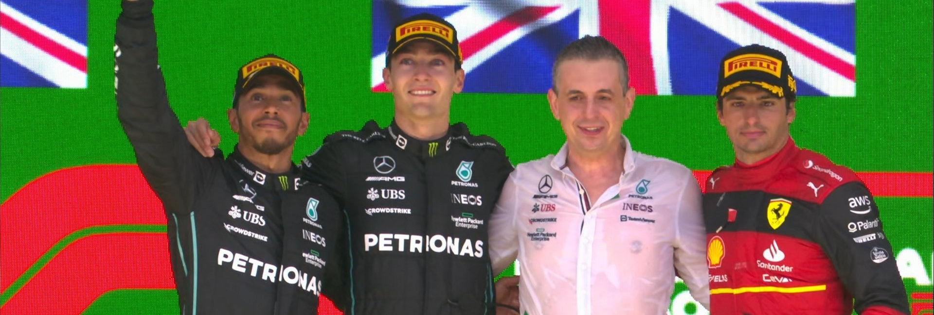 GP Brasil: George Russell Jadi Juara, Diikuti Lewis Hamilton dan Carlos Sainz 