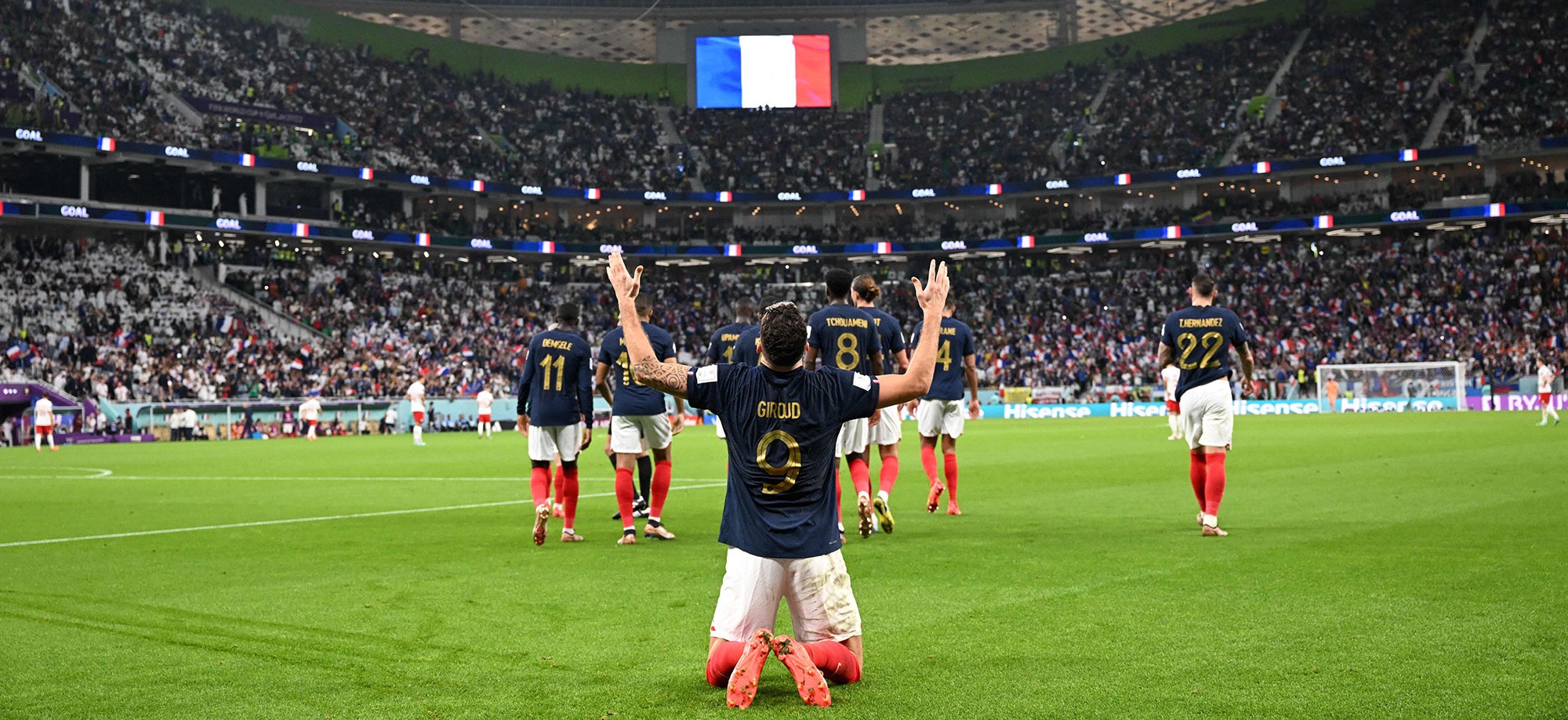 Prancis 3-1 Polandia: Mbappe Fenomenal dan Giroud Pecahkan Rekor Saat Bawa Les Bleus ke 8 Besar