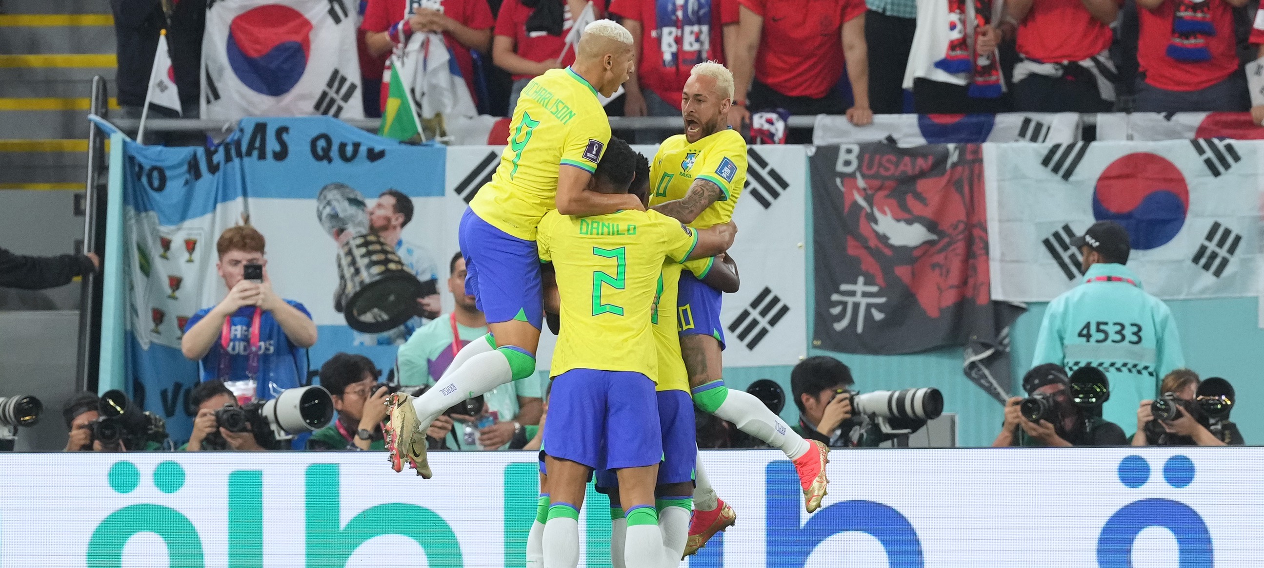 Brazil 4-1 Korea Selatan: Tim Samba Pesta Empat Gol di Gawang Korsel
