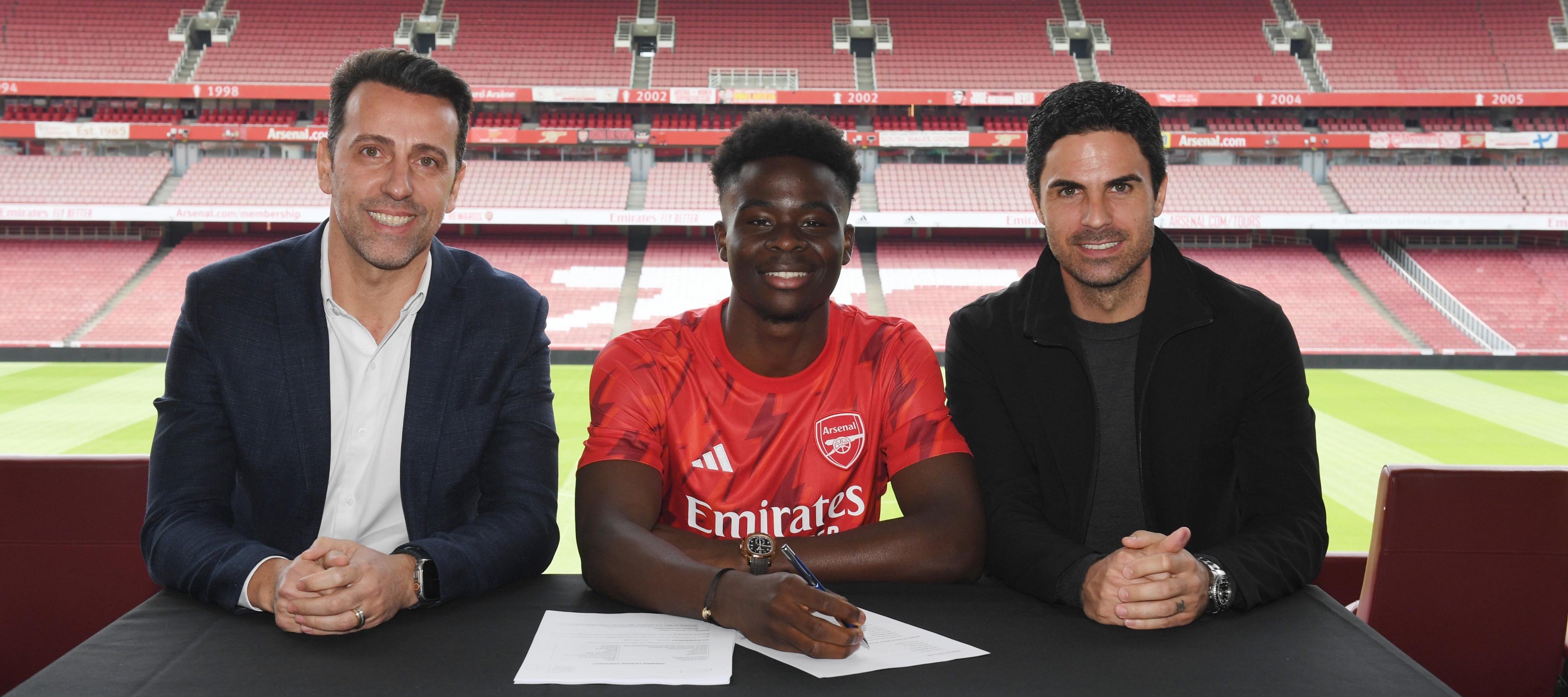 Bukayo Saka Resmi Perpanjang Kontrak Bersama Arsenal Hingga 2027