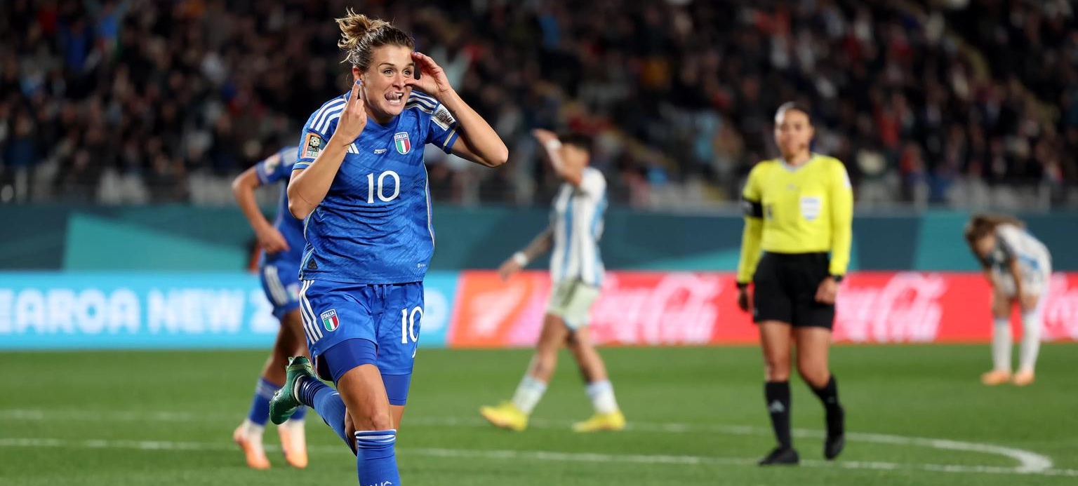 Italia 1-0 Argentina: Cristiana Girelli Jadi Supersub Saat Bawa Azzurre Menang di Laga Pembuka