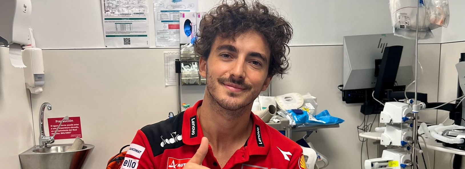 Francesco Bagnaia Tidak Alami Patah Tulang usai Terlindas di GP Catalan 2023
