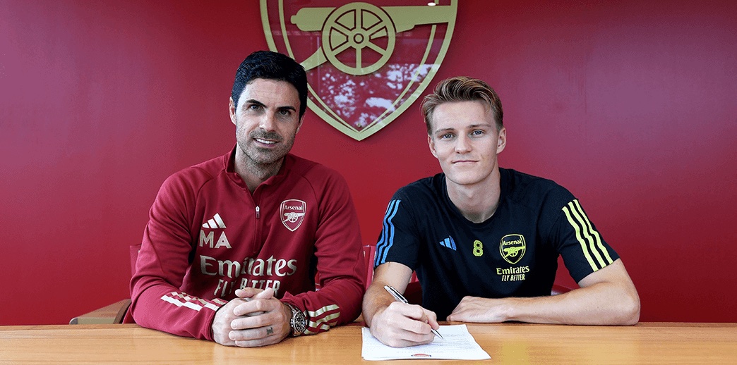 Martin Odegaard Teken Kontrak Baru Berdurasi Lima Tahun dengan Arsenal